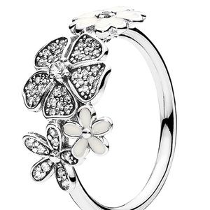 Retired Pandora Flower Ring
